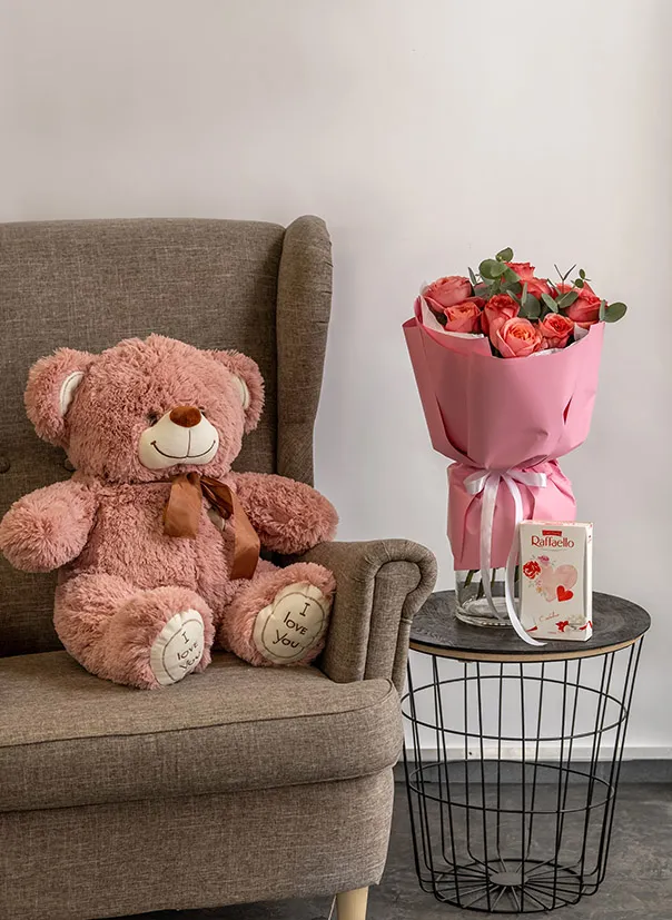 Комбо "Розовые розы"